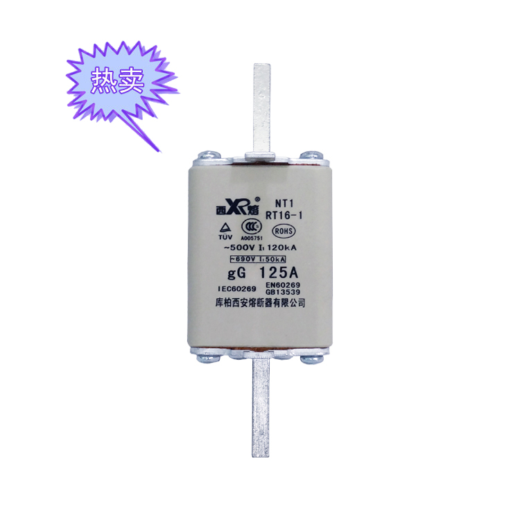 西熔1號(hào)管陶瓷熔斷器 NT1 RT16-1 125A