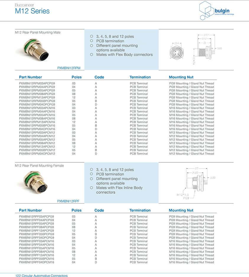 M12-S-coding-公頭后鎖焊線面板式圓形連接器參數(shù) M12-S-coding-公頭后鎖焊線面板式圓形連接器參數(shù)